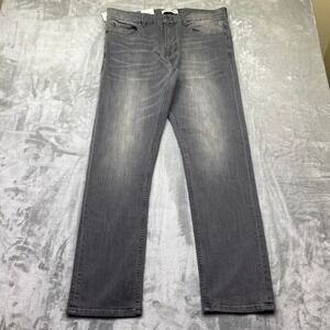 JOS a Bank 1905 Tailored Fit Gray Wash Denim Jeans Sz 34 Fits 36" NWT Grunge